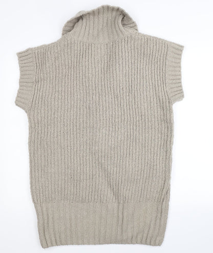 Preloved NEXT Womens Grey  Knit Pullover Jumper Size M  - Oversized - Back