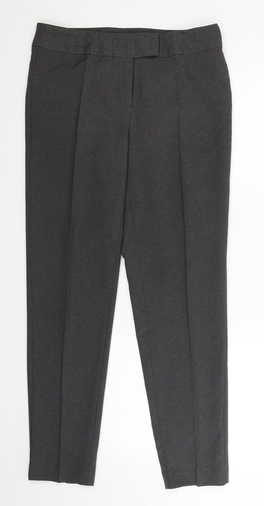 George Womens Grey   Dress Pants Trousers Size 10 L29 in