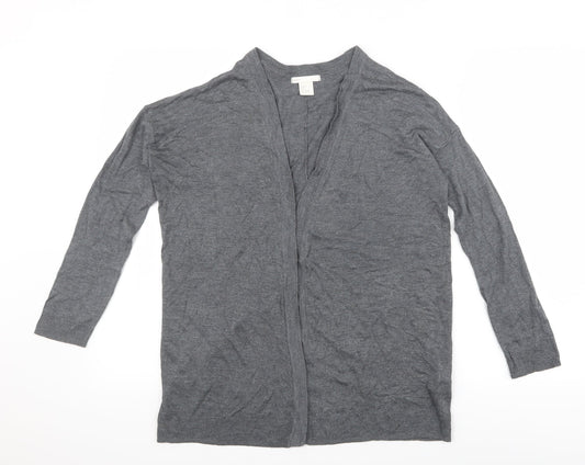 H&M Womens Grey   Cardigan Jumper Size S