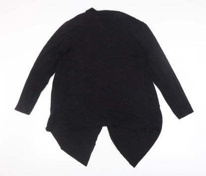 Preloved First Womens Black   Cardigan Jumper Size S - Back