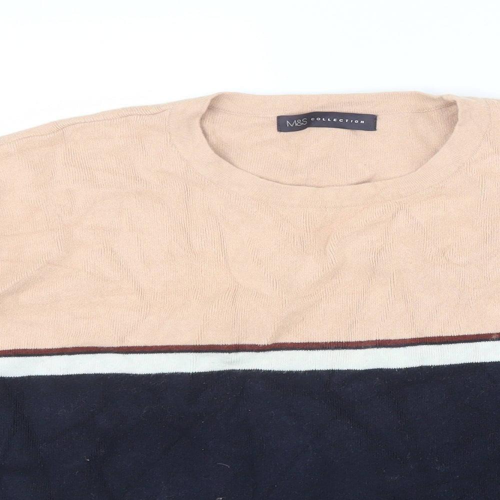 M&S Womens Pink   Pullover Jumper Size M