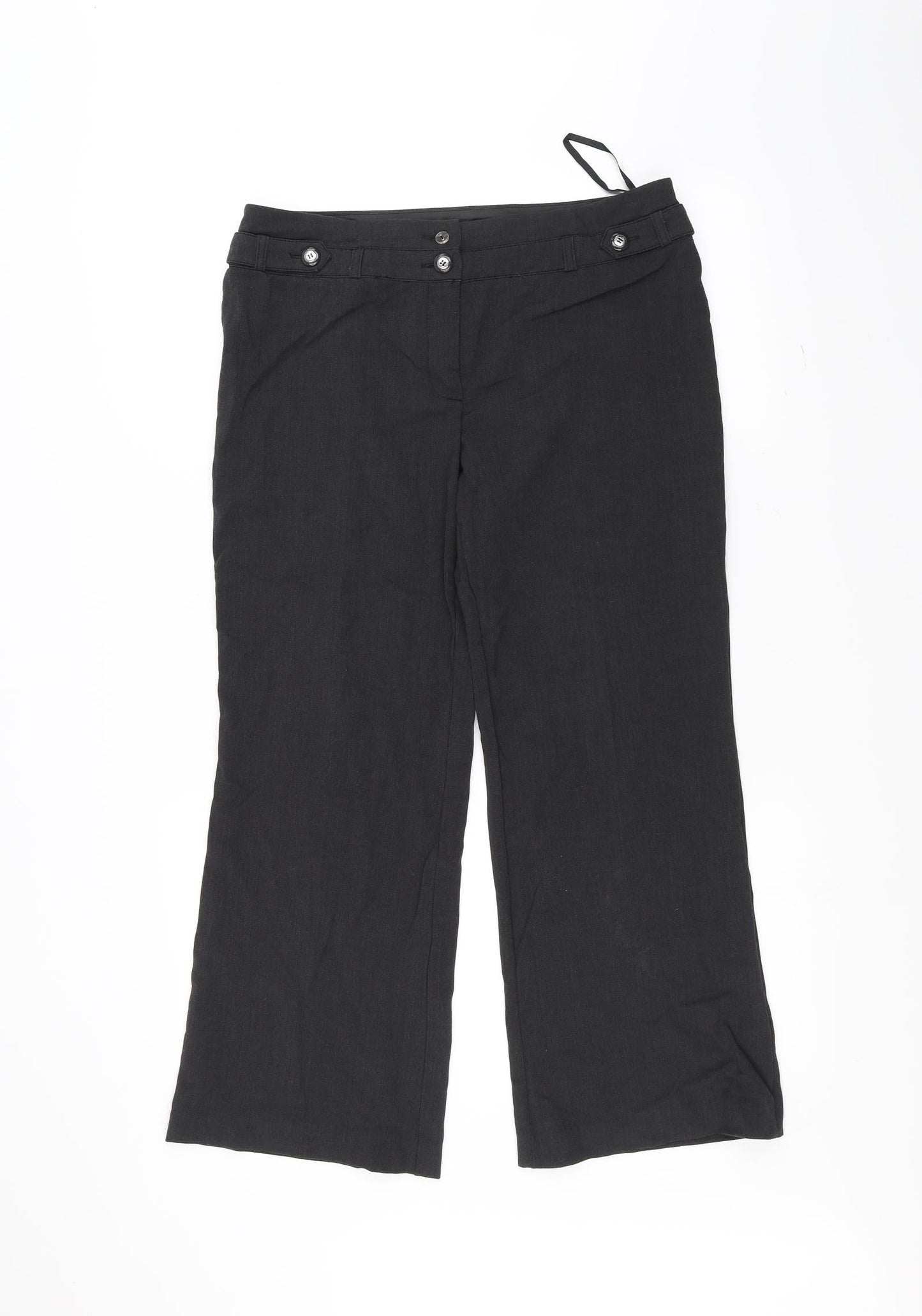 Marks and Spencer Womens Black   Trousers  Size 12 L27 in