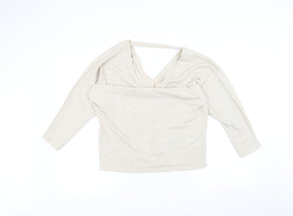 Preloved Dorothy Perkins Womens White   Pullover Jumper Size 12 - Front