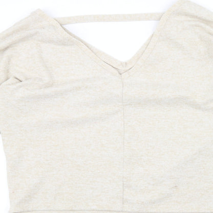 Preloved Dorothy Perkins Womens White   Pullover Jumper Size 12 - Label