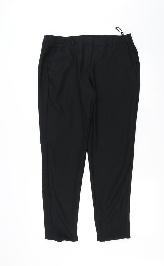 Dorothy Perkins Womens Black   Trousers  Size 14 L29 in