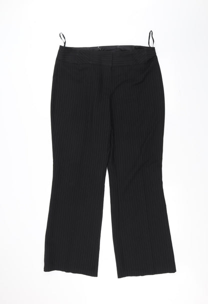 Preloved E-vie Womens Black   Trousers  Size 14 L31 in - Front