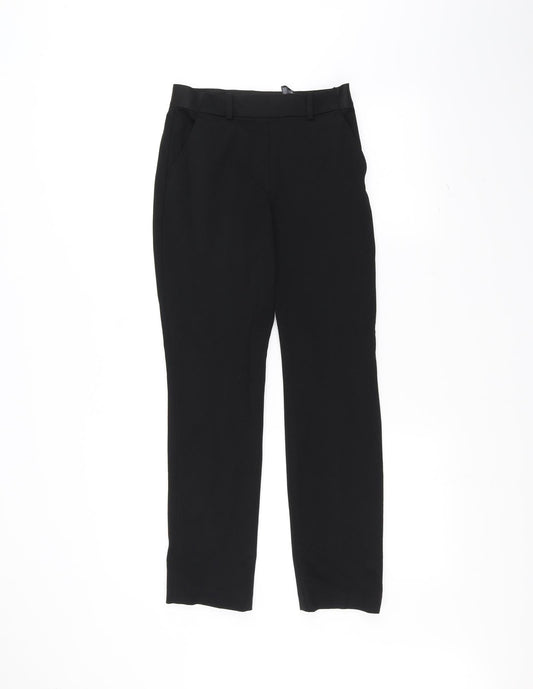 H&M Womens Black   Trousers  Size 6 L26 in
