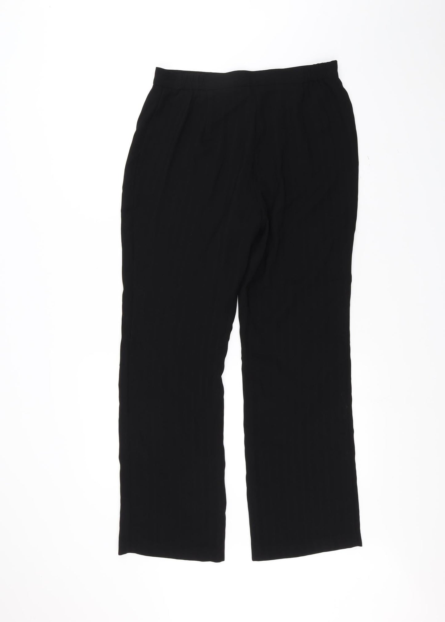 Marks and Spencer Womens Black   Trousers  Size 12 L25 in