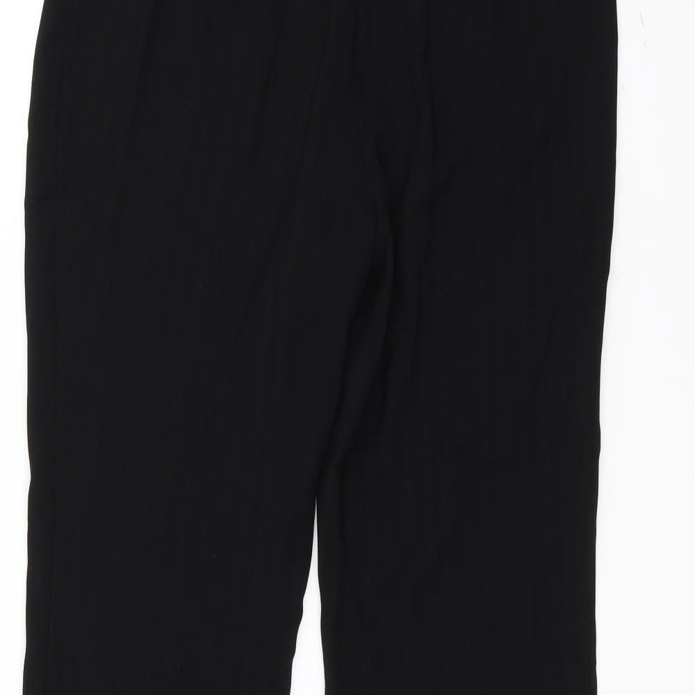 Marks and Spencer Womens Black   Trousers  Size 12 L25 in