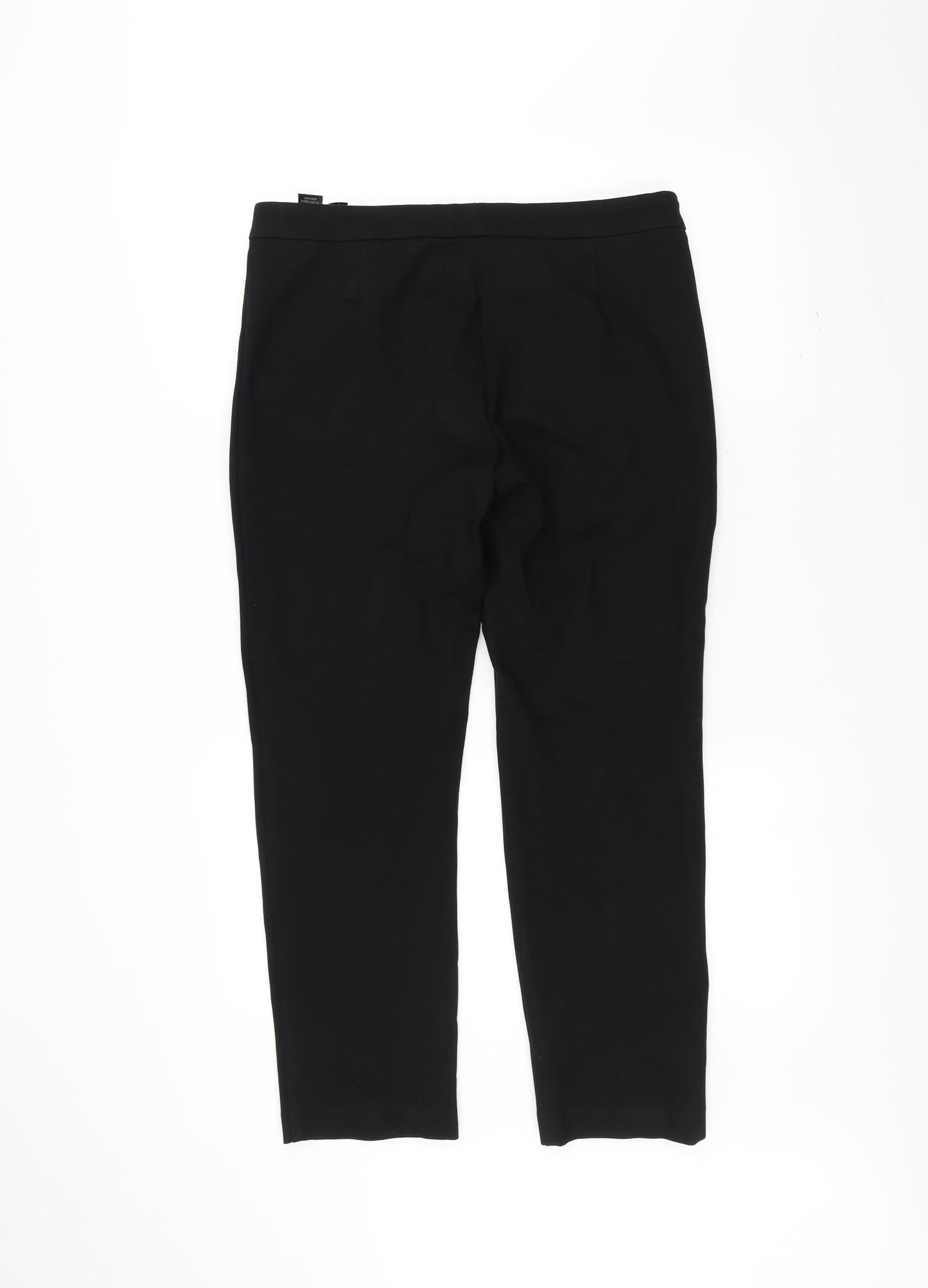 Marks and Spencer Womens Black   Trousers  Size 14 L25 in