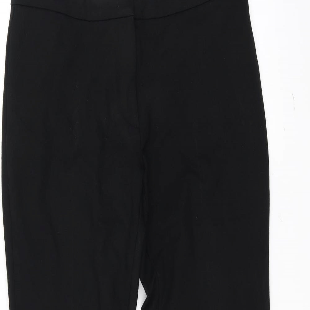 Marks and Spencer Womens Black   Trousers  Size 14 L25 in