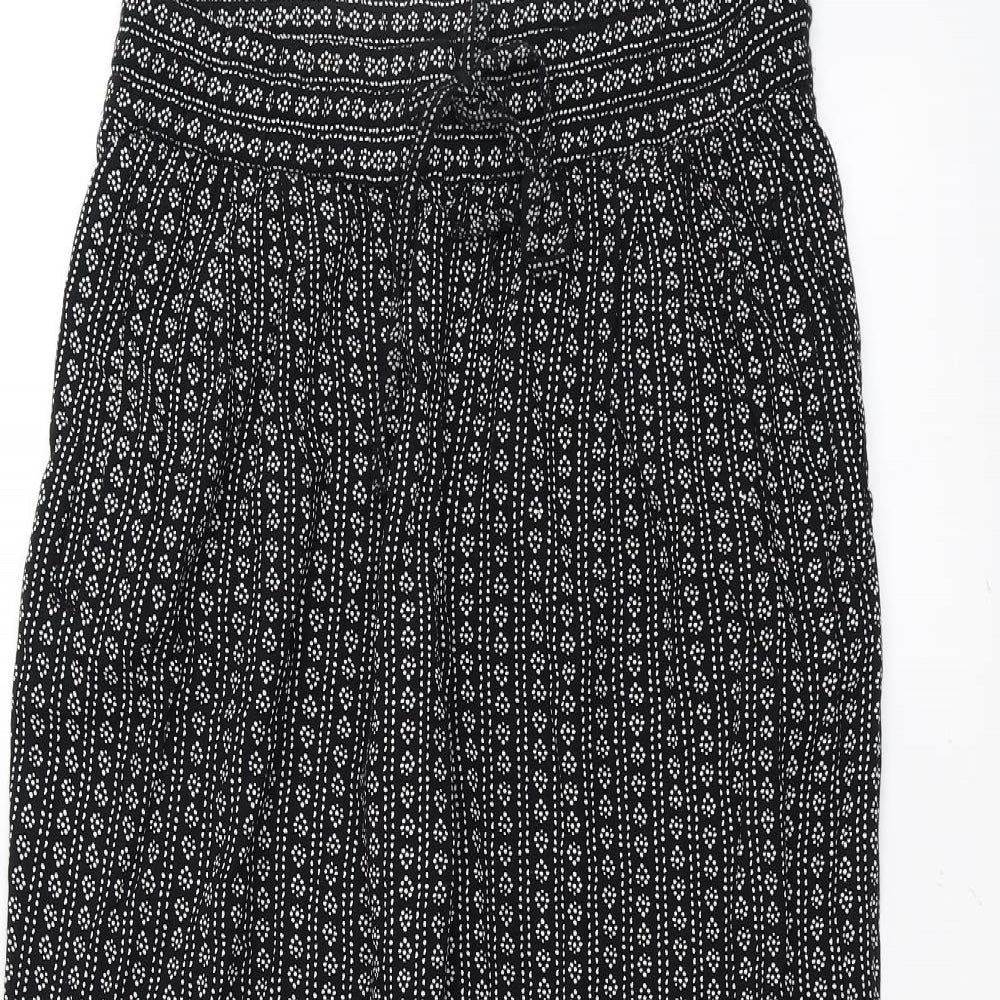 Marks and Spencer Womens Black   Trousers  Size 10 L25 in