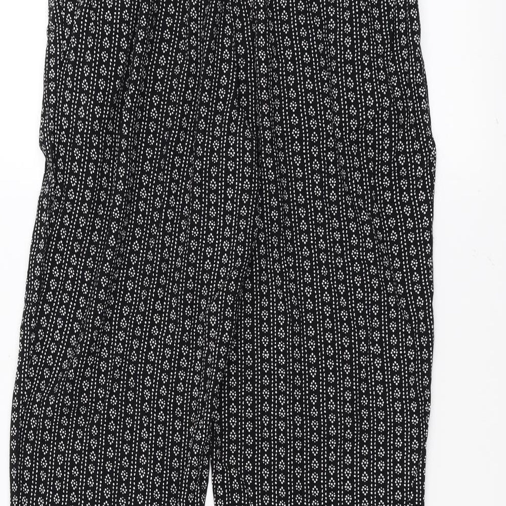 Marks and Spencer Womens Black   Trousers  Size 10 L25 in