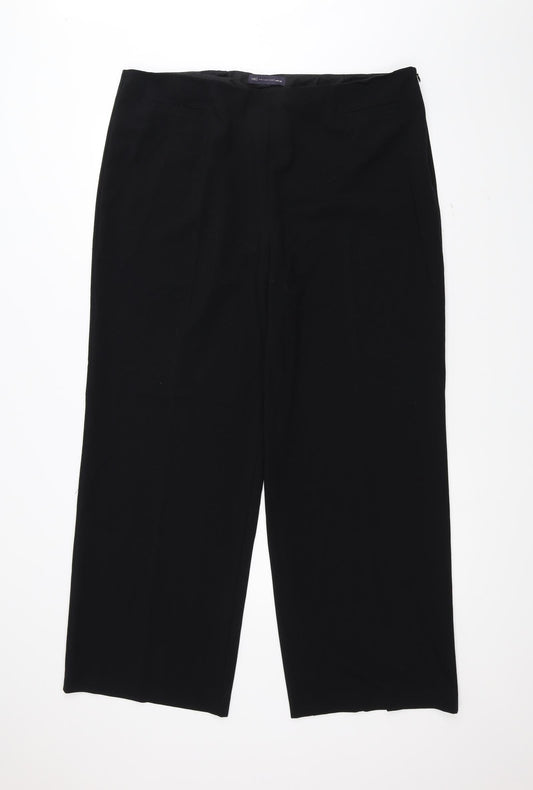 Marks and Spencer Womens Black   Trousers  Size 20 L28 in