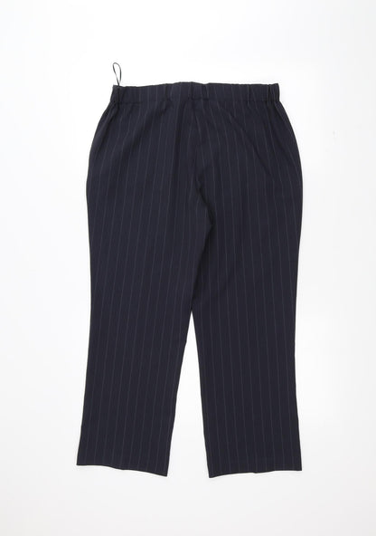 Preloved Bonmarché Womens Blue   Trousers  Size 12 L24 in - Back