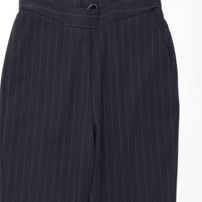 Preloved Bonmarché Womens Blue   Trousers  Size 12 L24 in - Detail