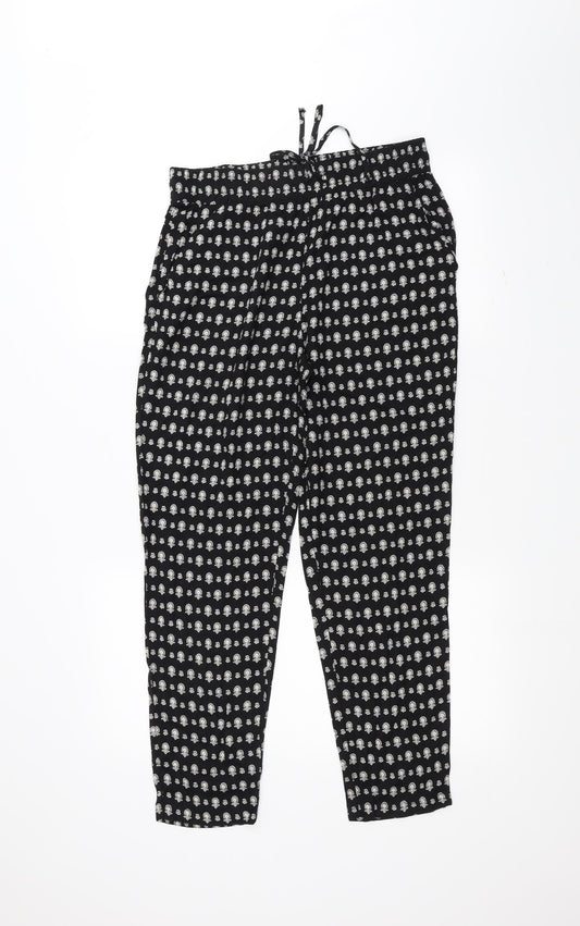 Marks and Spencer Womens Black   Trousers  Size 10 L25 in