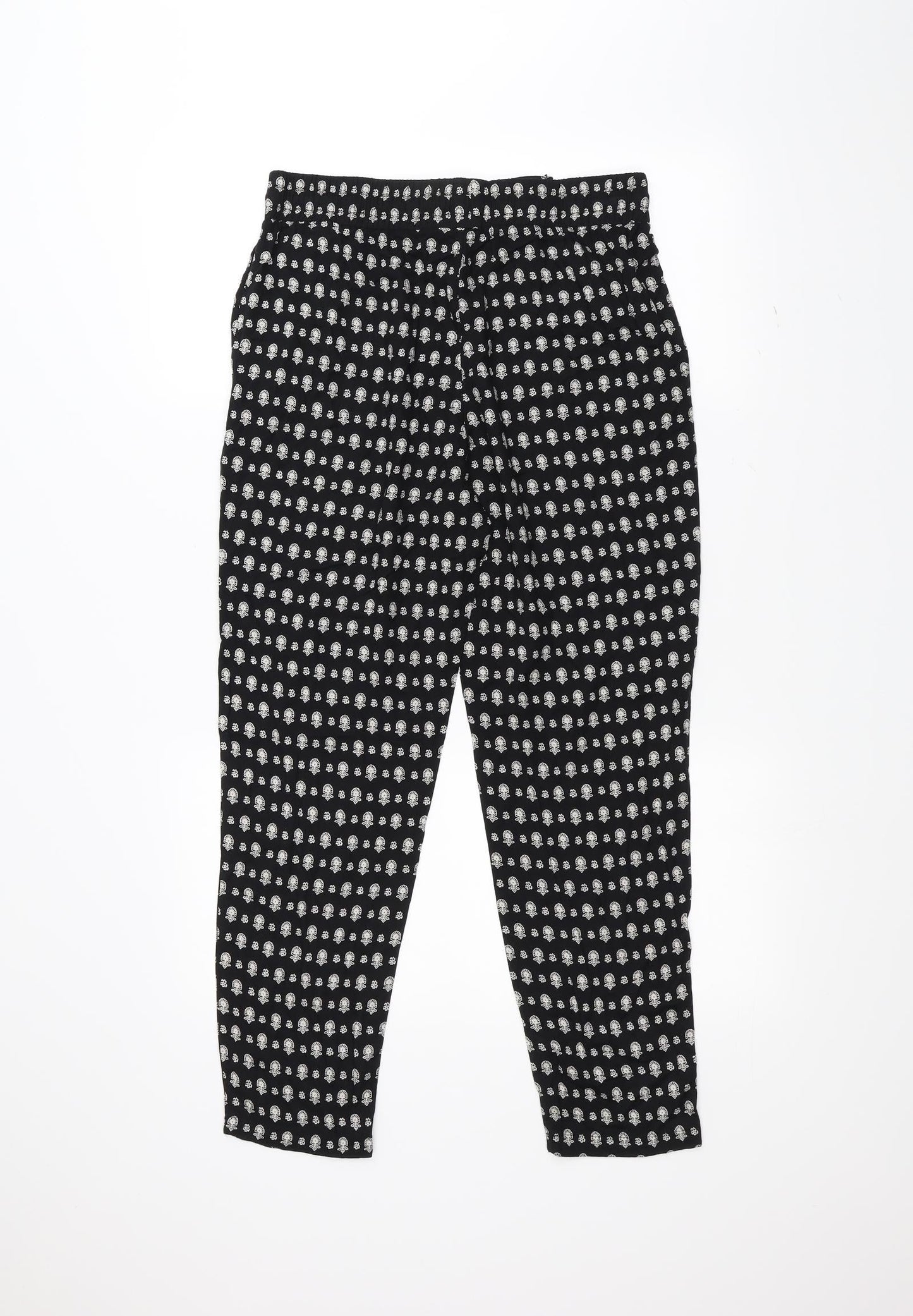 Marks and Spencer Womens Black   Trousers  Size 10 L25 in