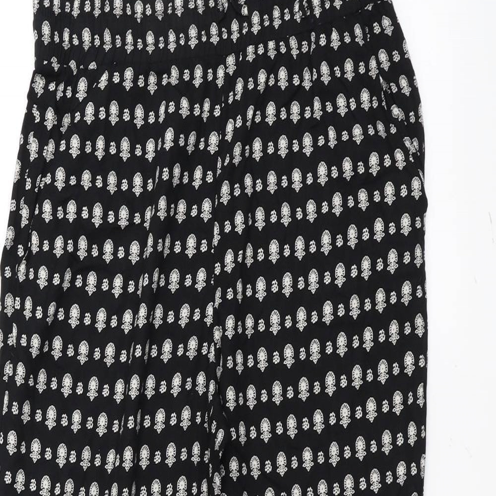 Marks and Spencer Womens Black   Trousers  Size 10 L25 in