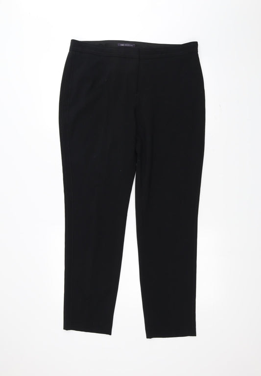 Marks and Spencer Womens Black   Trousers  Size 14 L28 in