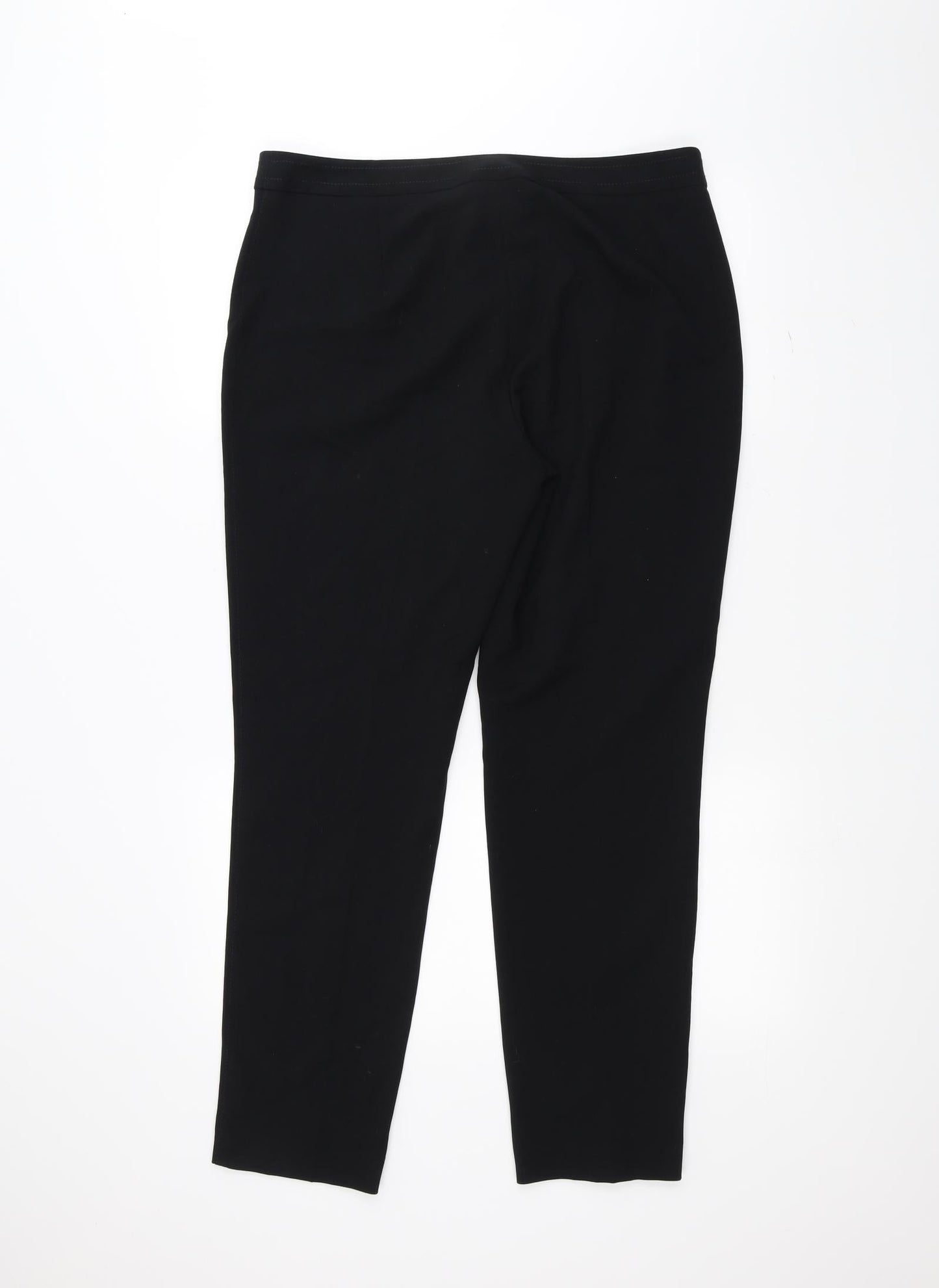 Marks and Spencer Womens Black   Trousers  Size 14 L28 in
