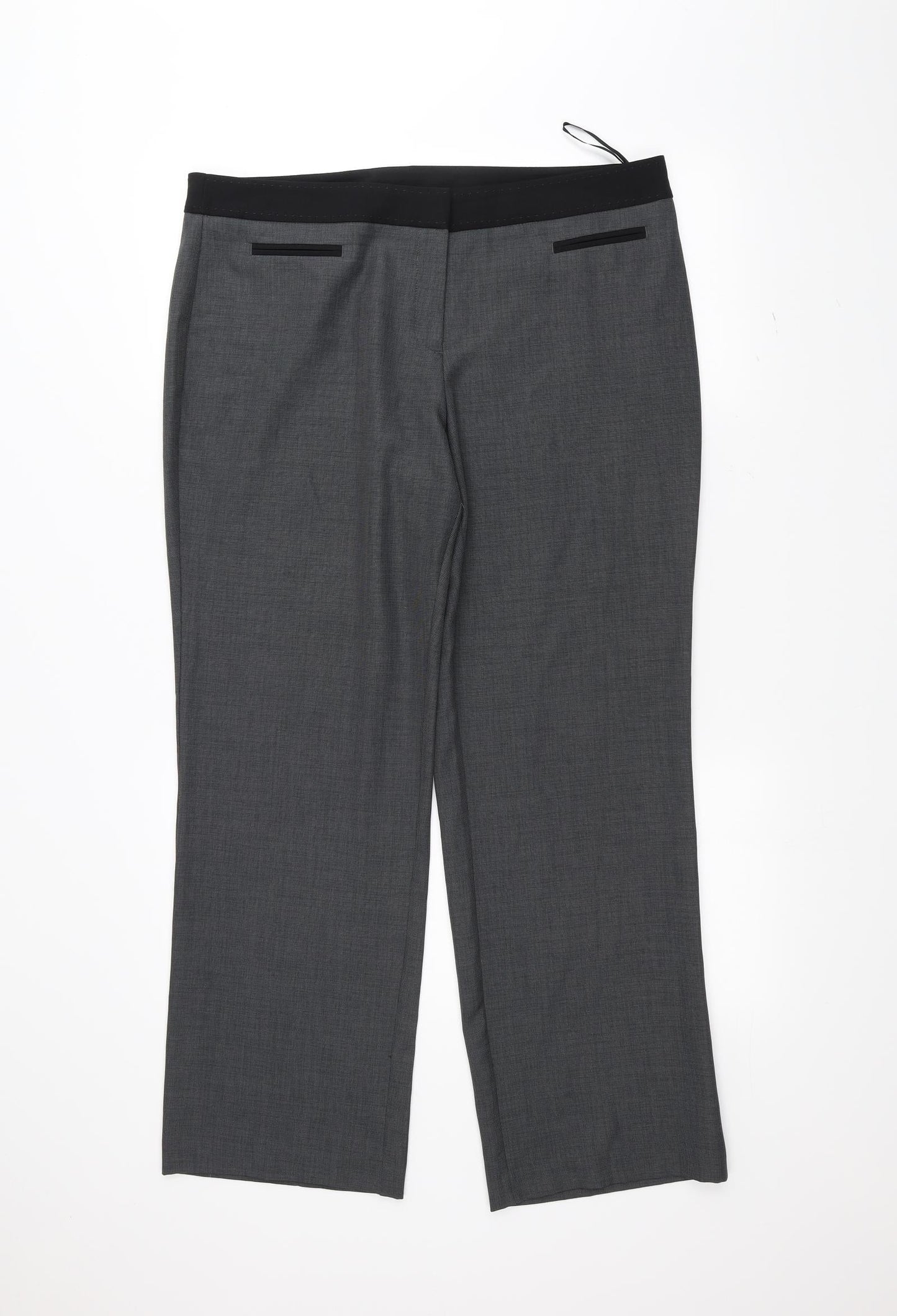 F&F Womens Grey   Trousers  Size 14 L27 in