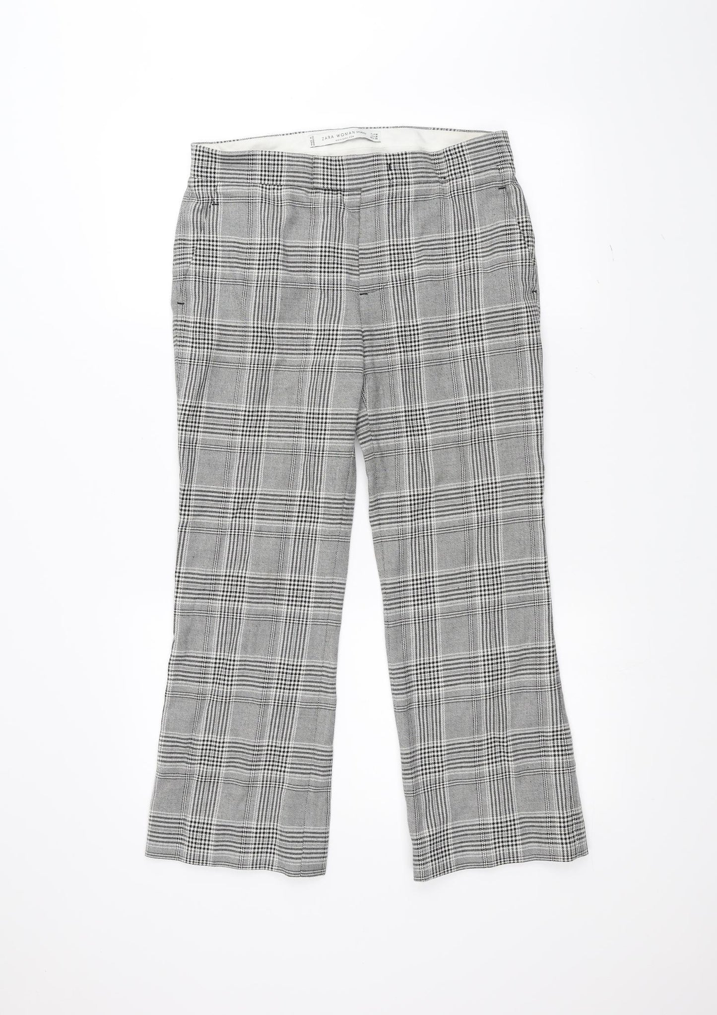 Zara Womens White   Trousers  Size M L24 in