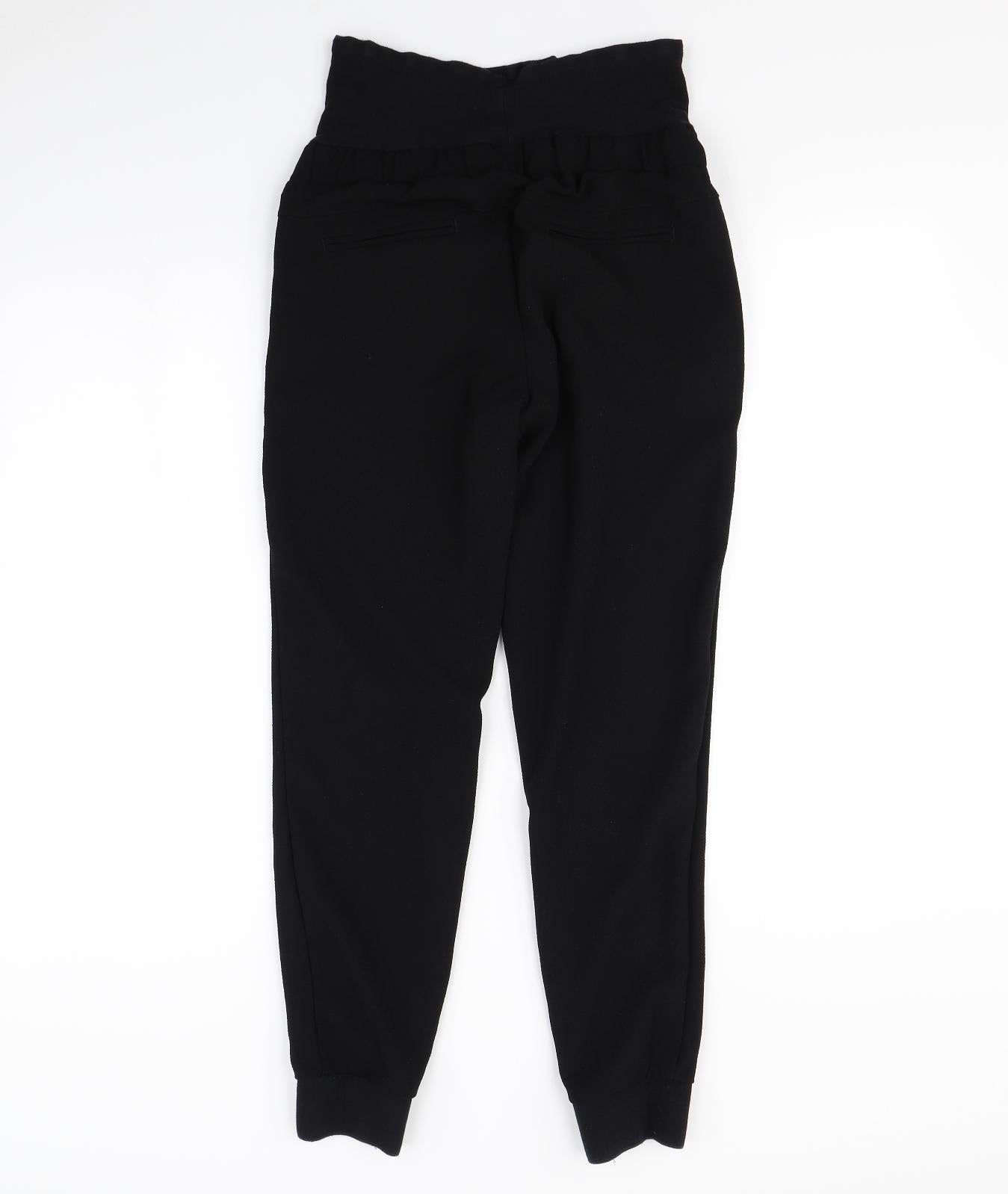 H&M Womens Black   Trousers  Size 10 L29 in