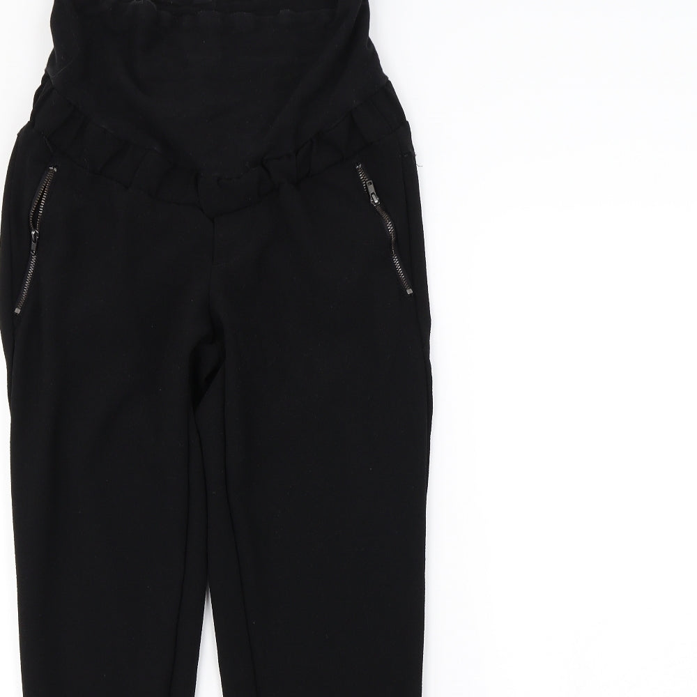 H&M Womens Black   Trousers  Size 10 L29 in