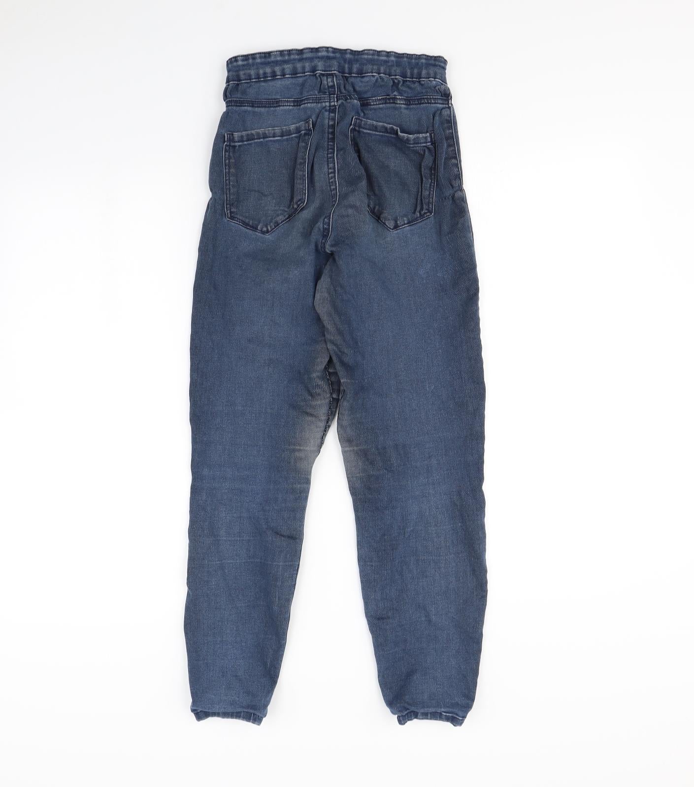Denim & Co. Womens Blue   Straight Jeans Size 10 L27 in