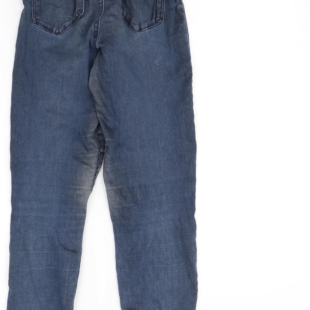 Denim & Co. Womens Blue   Straight Jeans Size 10 L27 in