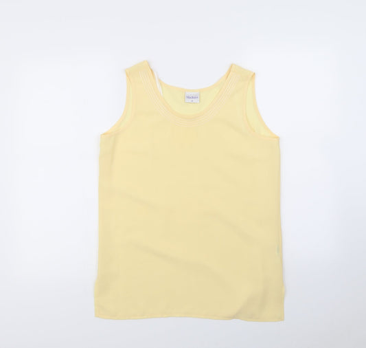 mackays Womens Yellow   Basic Blouse Size 12
