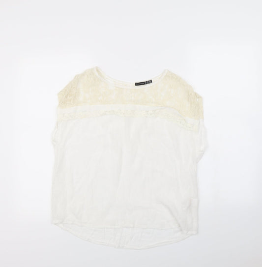 Atmosphere Womens White   Basic Blouse Size 12