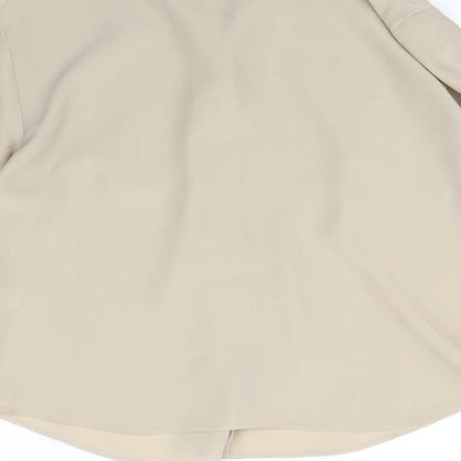 Preloved Essentials Womens Beige   Basic Button-Up Size 16 - Label