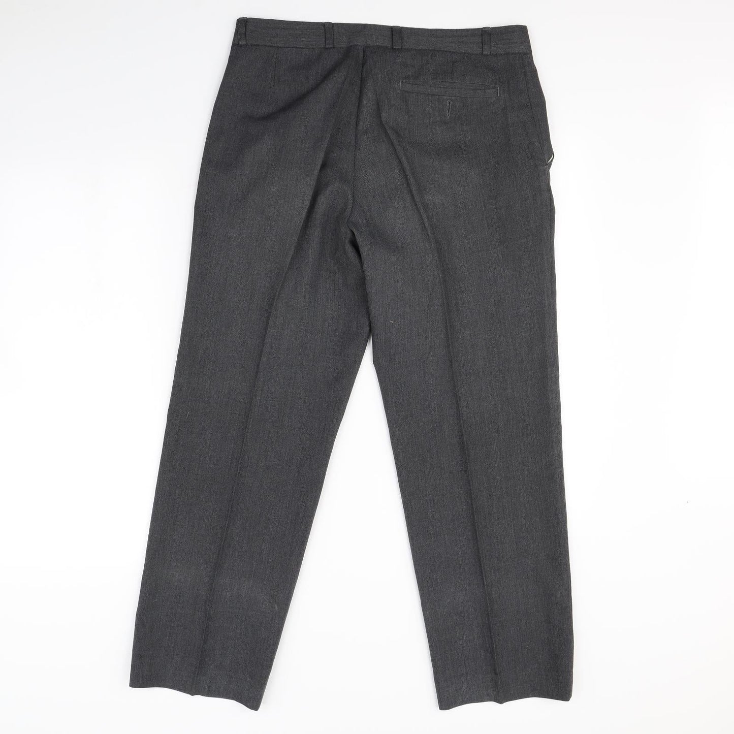 Berketex Mens Grey   Dress Pants Trousers Size 34 in L30 in