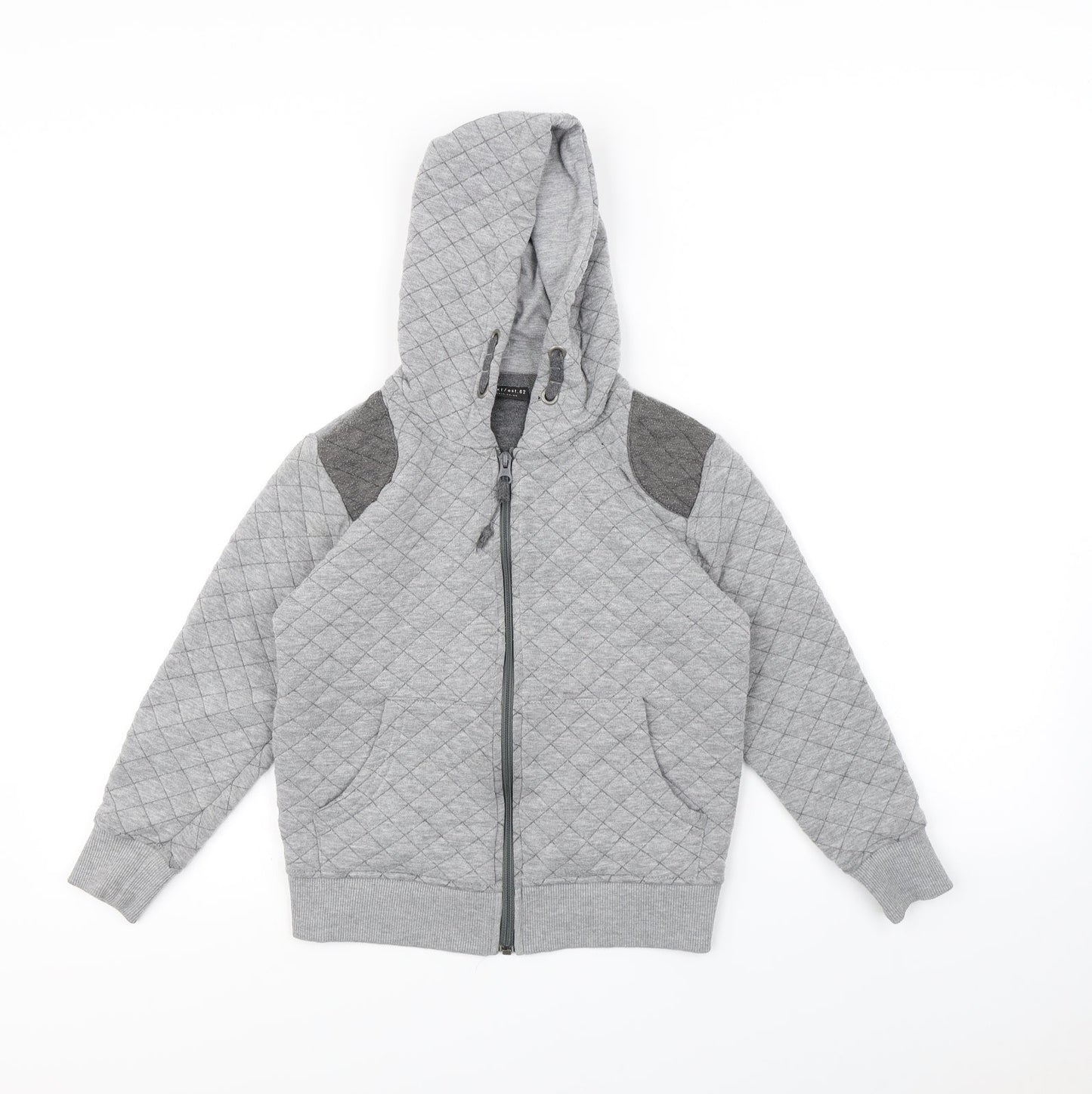 NEXT Boys Grey   Full Zip Hoodie Size 7 Years