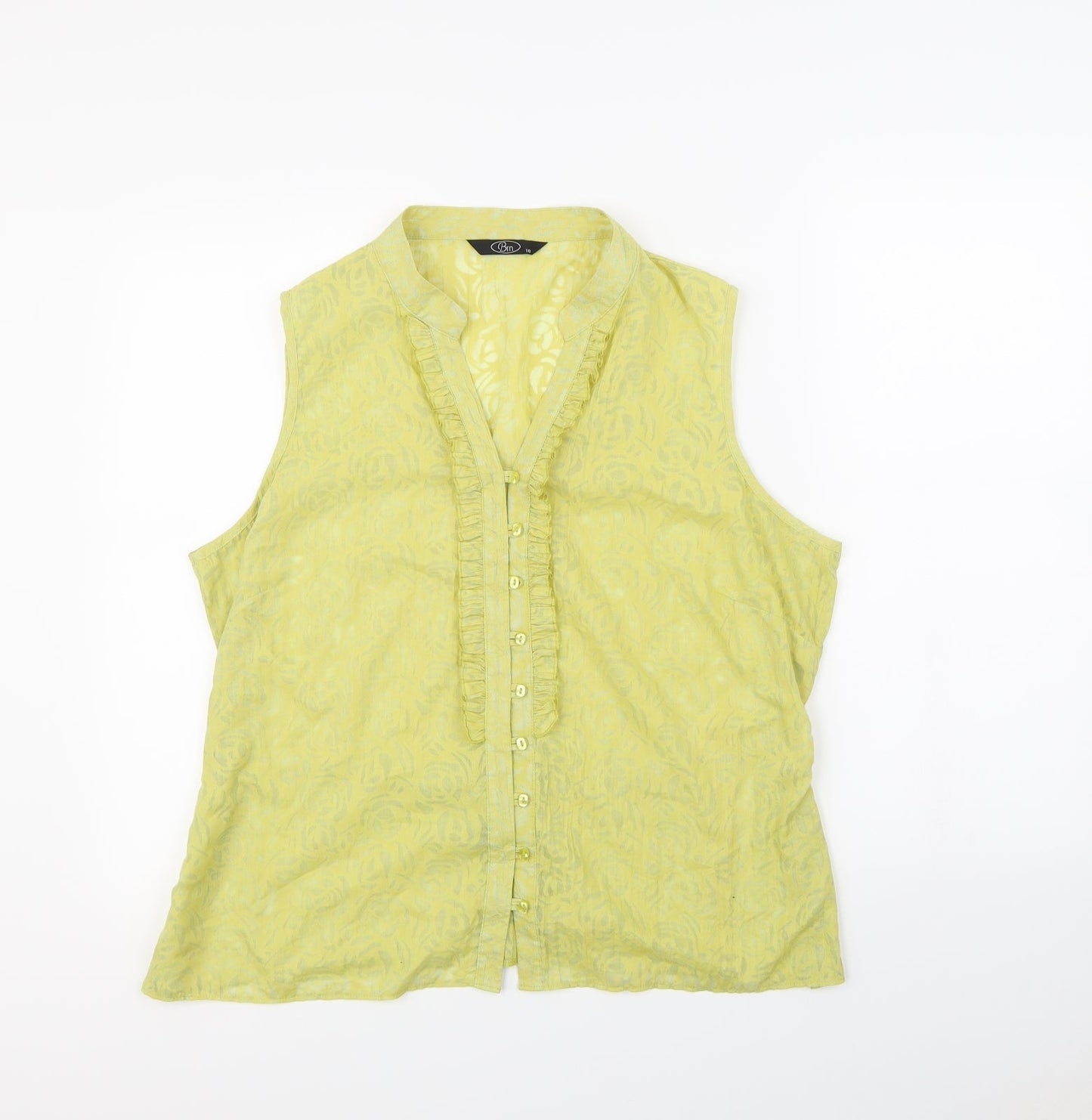 BM Womens Green   Basic Blouse Size 18