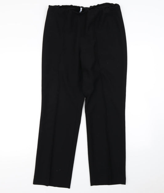 BM Womens Black   Dress Pants Trousers Size 12 L30 in