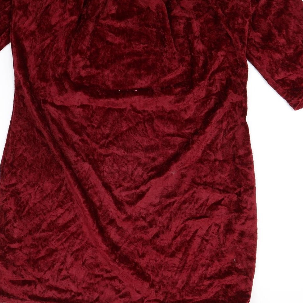Boohoo Womens Red   Mini  Size 10