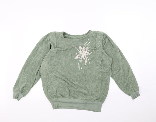 Apollo Womens Green   Pullover Jumper Size S