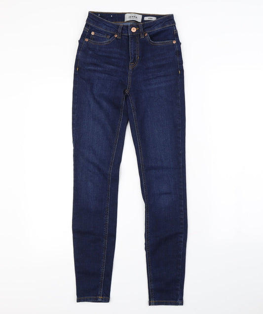 New Look Womens Blue   Straight Jeans Size 6 L28 in