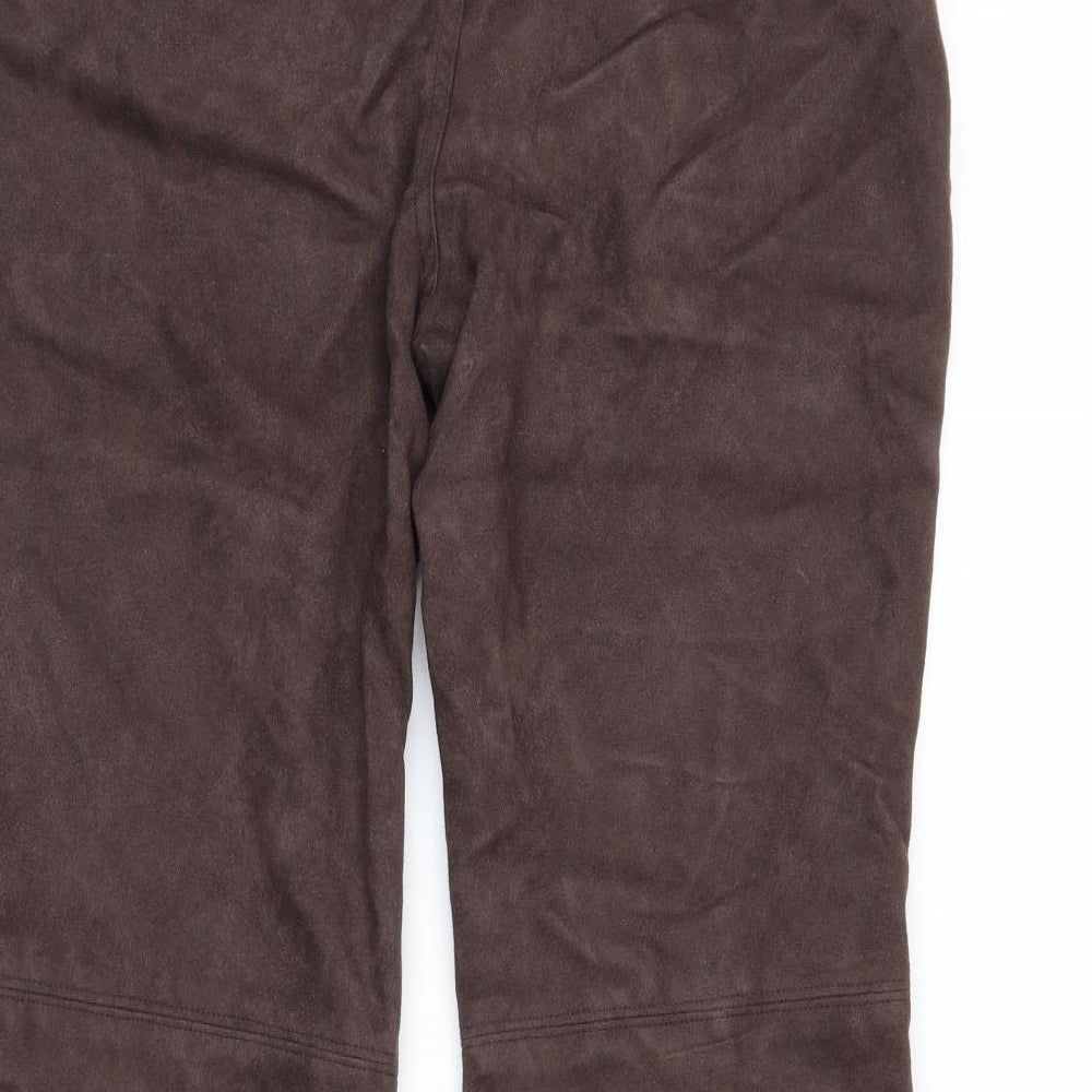 Marks and Spencer Womens Brown   Trousers  Size 10 L26 in