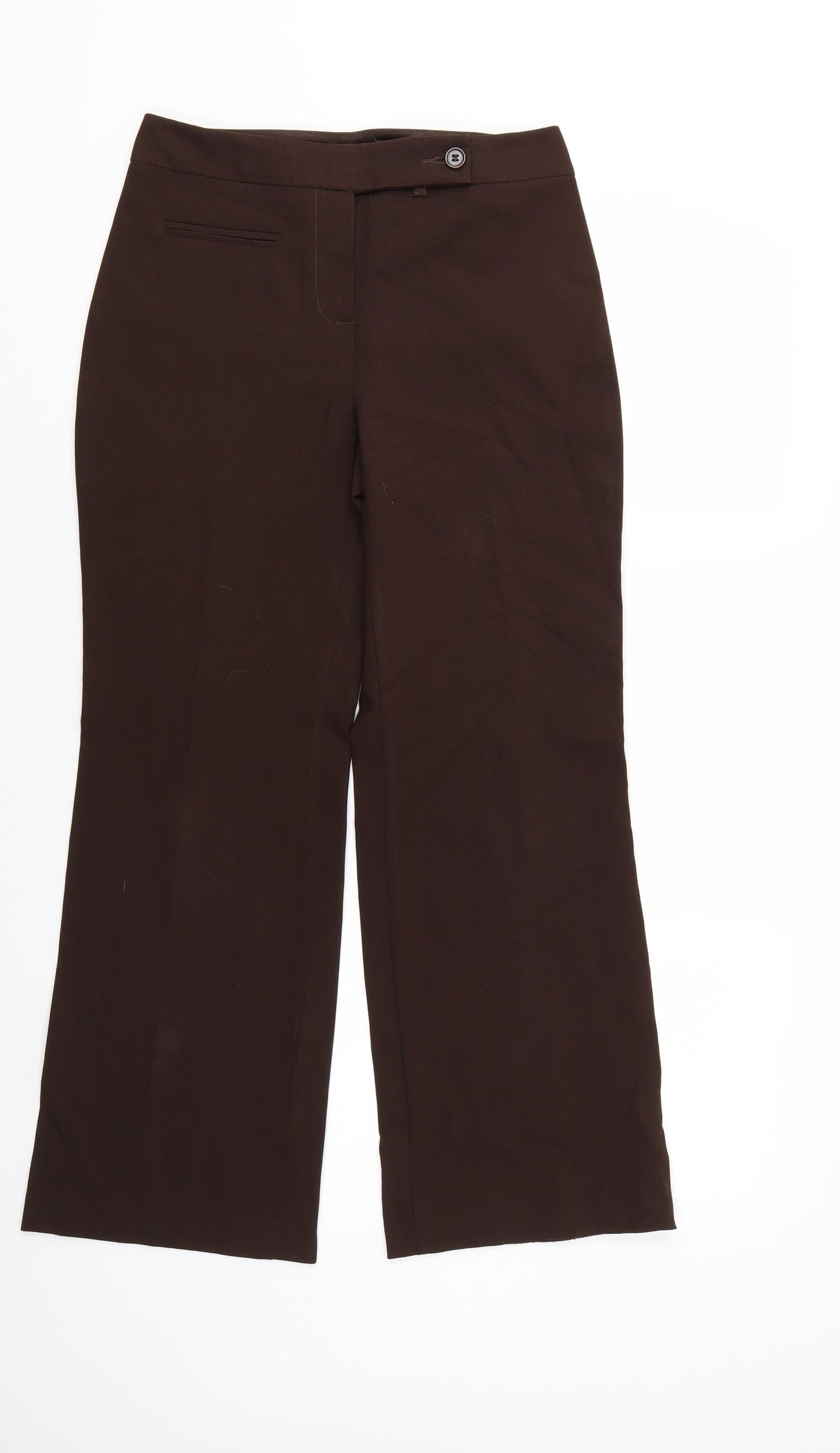 Marks and Spencer Womens Brown   Trousers  Size 8 L26 in
