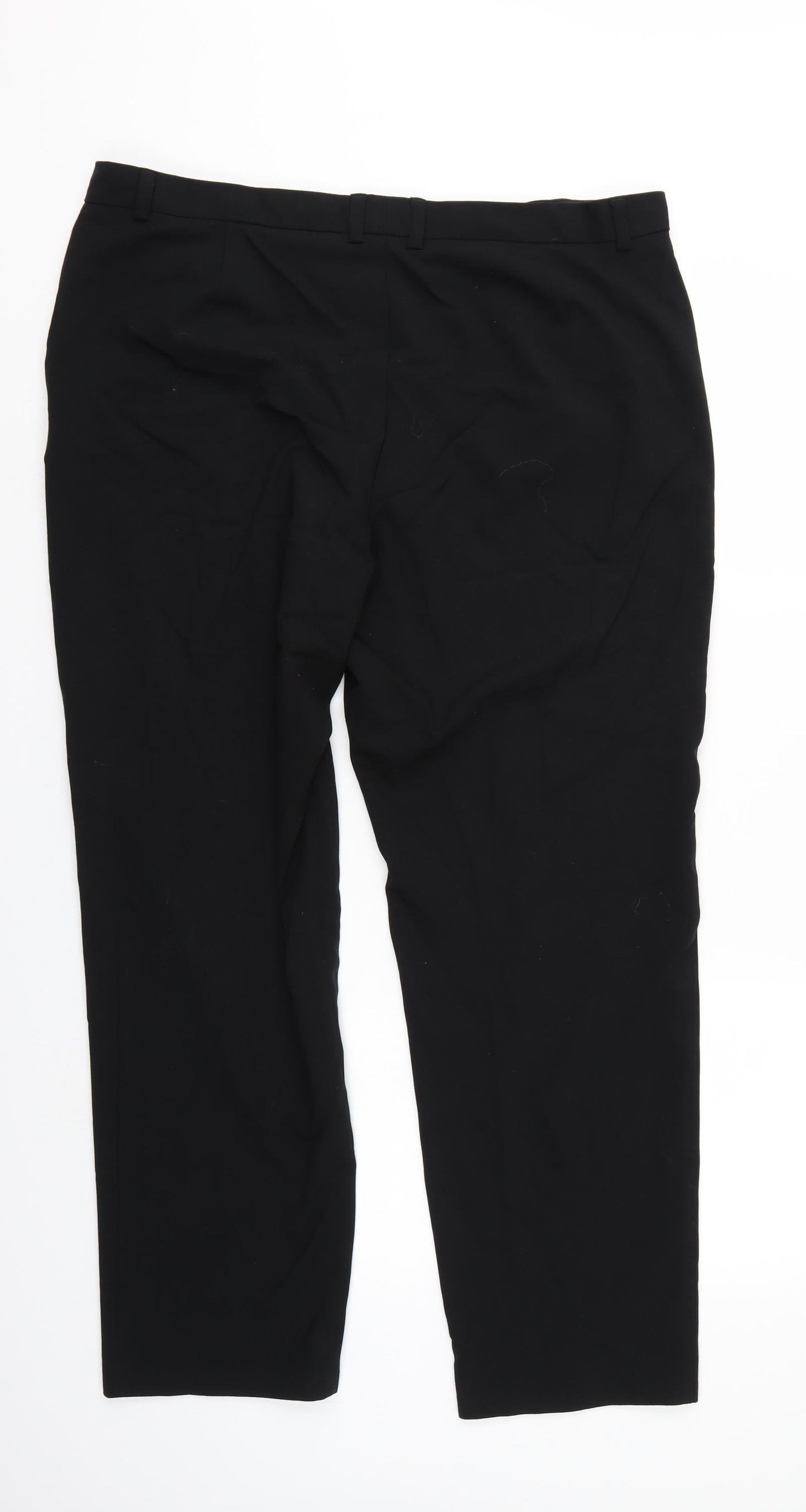 M&S Womens Black   Trousers  Size 10 L27 in