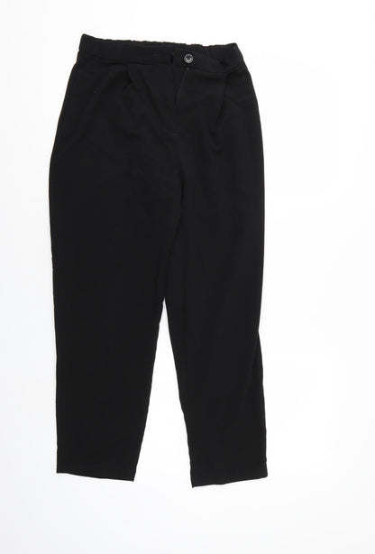Preloved Divided Womens Black   Cropped Trousers Size 6 L24 in - Front