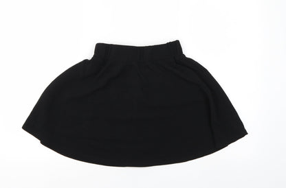 Preloved SheIn Womens Black   A-Line Skirt Size 8 - Front