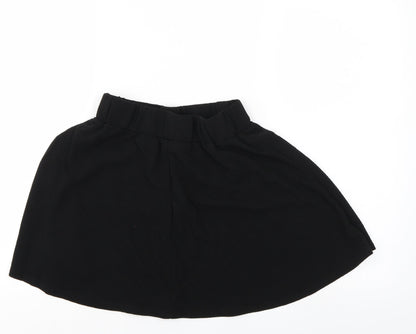 Preloved SheIn Womens Black   A-Line Skirt Size 8 - Back