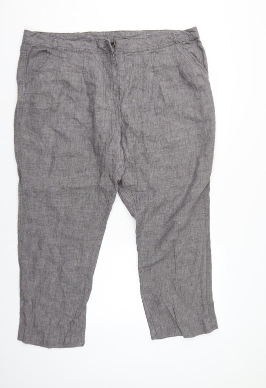 MDA Womens Grey   Trousers  Size 22 L27 in