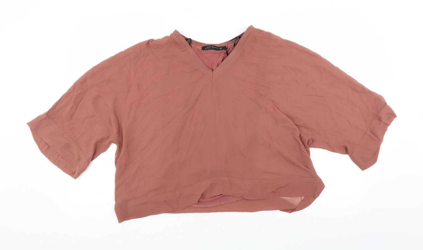 Zara Womens Red   Basic Blouse Size S