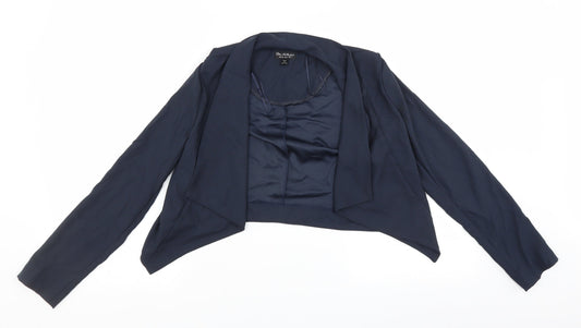 Miss Selfridge Womens Blue   Shrug Jumper Size 6